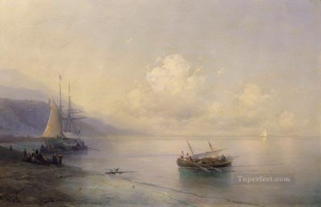 イワン・コンスタンティノヴィチ・アイヴァゾフスキー Painting - 海景 1898 ロマンチックなイワン・アイヴァゾフスキー ロシア